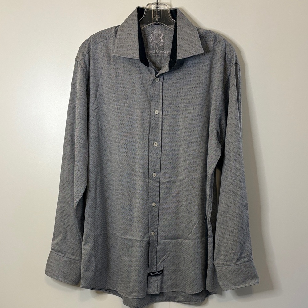 Men's Diamond Pattern Dress Shirt